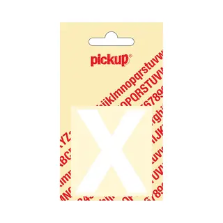 Pickup Plakletter Helvetica 60 Mm - Wit X