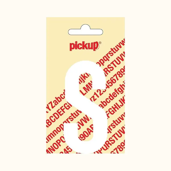 Pickup Plakletter Nobel 90 Mm Wit S - 31012090S thumbnail