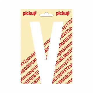 Pickup Plakletter Nobel 150mm Wit V - 31012150V