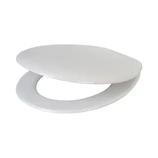 Plieger Smart Toiletbril - Universele Vorm Wc Bril - Thermoplast - Wit - Met Deksel - Softclose - Quick Release - Kunststof Bevestiging