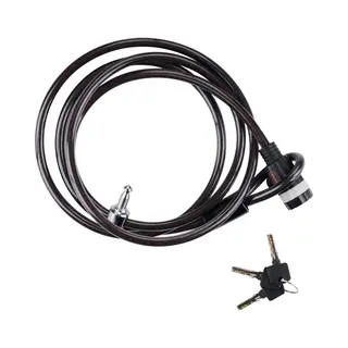 Black+Decker Kabelslot BXCHBL7005 - Familie Fietsslot - Geschikt Voor Fiets, Motor En Scooter - Lengte 240 Cm - Temperaturen Tot -20ºC - Zwart