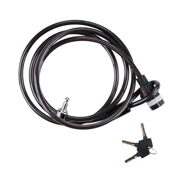 Black+Decker Kabelslot BXCHBL7005 - Familie Fietsslot - Geschikt Voor Fiets, Motor En Scooter - Lengte 240 Cm - Temperaturen Tot -20ºC - Zwart thumbnail