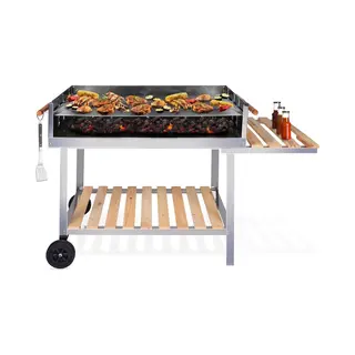 genialo Grillwagen "Edelstahl"