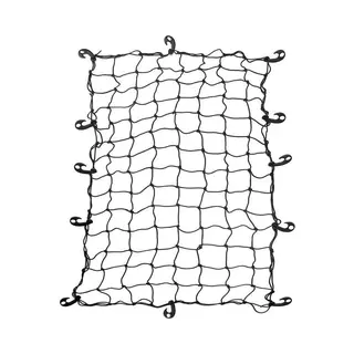 Carpoint 0923290 Anhängernetz Mit Haken Schwarz