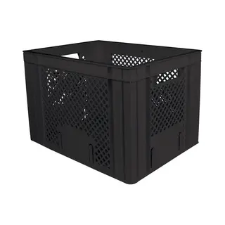 Dresco Fietskrat 31L Zwart