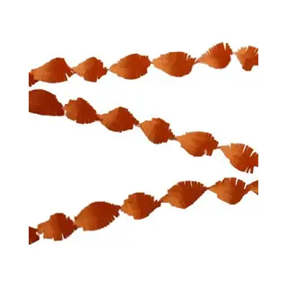 Haza Witbaard Crepe Papier Oranje - 6 Meter