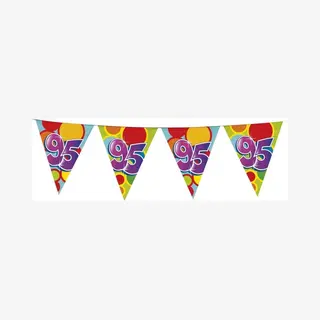 Partywinkel Vlaggenlijn Leeftijd 95 Jaar - 6m