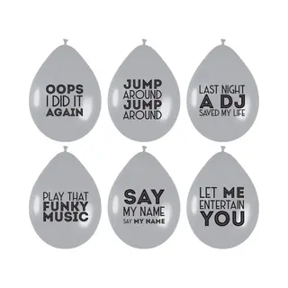 Haza Original Ballonnen Song Quotes 6 Stuks 30 Cm