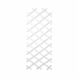 Vidaxl Garten-rankgitter 50x150 Cm Pvc Weiß 6040701 Nature
