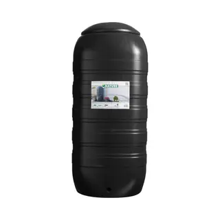 Nature - Slimline - Regenton - 250L - H121 X 50 X 50cm - Zwart