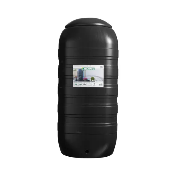 Nature - Slimline - Regenton - 250L - H121 X 50 X 50cm - Zwart thumbnail
