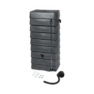 Nature - Regentank - 276L - H134, 5 X 58, 5 X 39, 5cm - Antraciet - Muurmodel