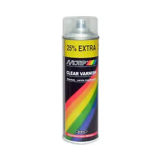 Motip Blanke Lak Mat Spuitbus 500ml - Sneldrogend - Krasvast - Uv-bestendig
