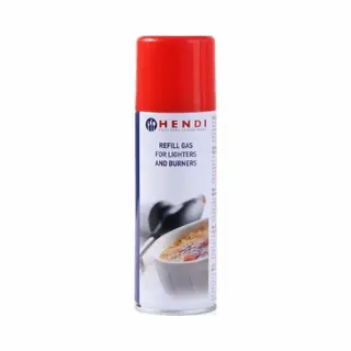 Hendi Feuerzeuggas, Mit Mehreren Fülladapten, Gas Kartusche, Butangas, Nachfüll, Refill, Zum Füllen Von Butanartikeln, Stückzahl, 4x200ml