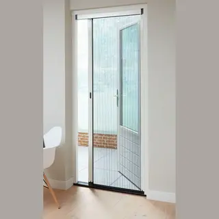Bruynzeel S900 - Plissé Hordeur - Aluminium - 96x197-200 Cm - Wit