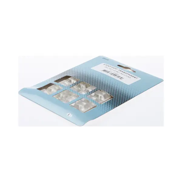 Algemeen Deltafix - Zelfklevende Stootdopjes Transparant - Beschermend En Anti-slip - 8 Stuks - 18x18x6mm thumbnail