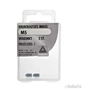 Deltafix Kruk Boutjes Inbus M5 2 Stuks