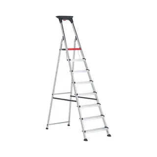 Altrex Double Decker Huishoudtrap - Aluminium - 8 Treden - Max. Werkhoogte 3, 65m