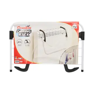 Hangend Droogrek - 5KG Draagkracht - Draagbaar En Superlicht - Inklapbaar Wasrek - Wanddroogrek - 51 X 35 X 15 Cm - Zwart - CleanRite