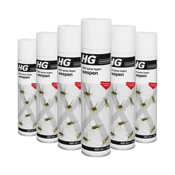 6x Hg X Spray Tegen Wespen 400 Ml thumbnail