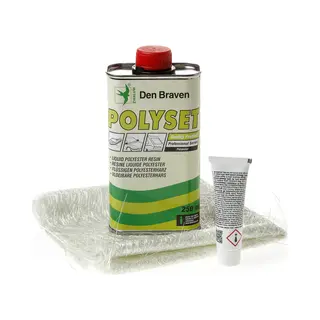 Zwaluw Den Braven -complete Polyesterset -250ml -2 Componenten Reparatieset