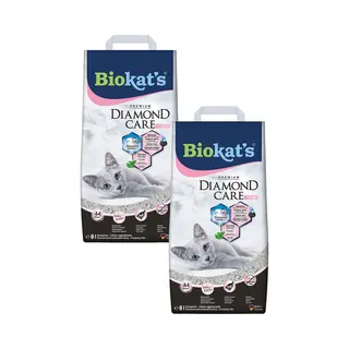 Biokat's Diamond Care Fresh Aloe Vera Geur - Kattenbakvulling - 2 X 8 L