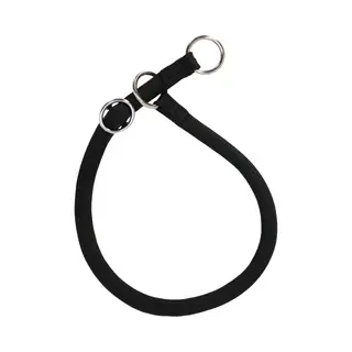 Sliphalsband Rond Met Stop Zwart 60x1, 3 Cm