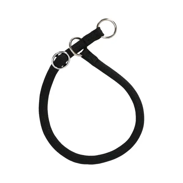 Sliphalsband Rond Met Stop Zwart 60x1, 3 Cm thumbnail