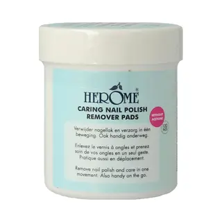 Herome Nagellak Remover Pads Nagelverzorging Zonder Aceton - Veilig Verwijderen Van Nagellak - 100 Pads