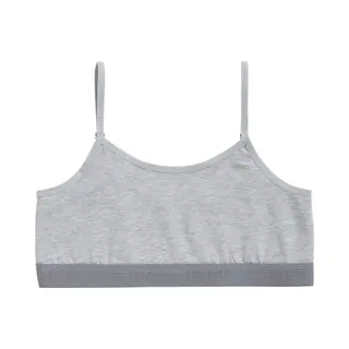 Ten Cate Basics Bh Top Grey Melange Voor Meisjes | Maat 122/128