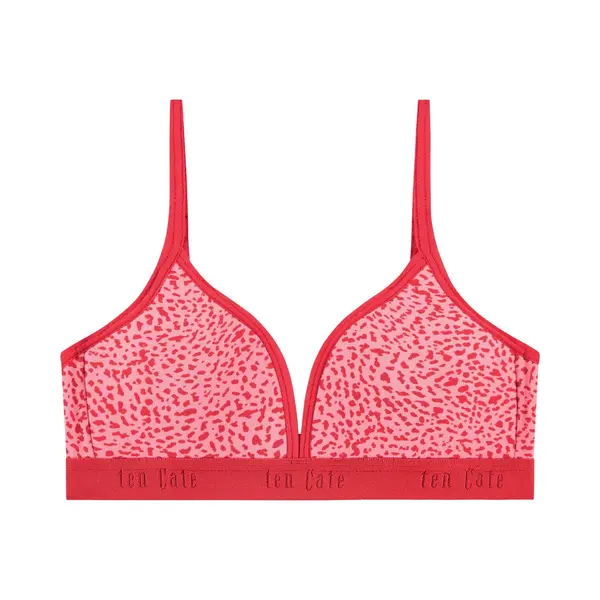 Ten Cate Basics Organic Cotton Stretch Voorgevormde Bh Top Animal Dot Voor Meisjes | Maat 75C thumbnail