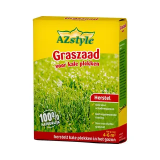 AZstyle Graszaad Herstel - Snelkiemend Gazon Gras – Herstelt Kale Plekken – Vogelwerende Coating – Geschikt Voor Zon- En Schaduw Gazons - Snelle