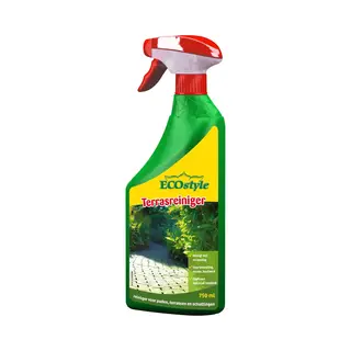 ECOstyle Terrasreiniger Spray - Voor Steen Glas En Houten Oppervlakken - Gemaakt Van Plantaardige Vetzuren - 750 Ml