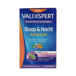 Gratis, Valdispert Slaap&Nacht Advanced 30 Tabletten