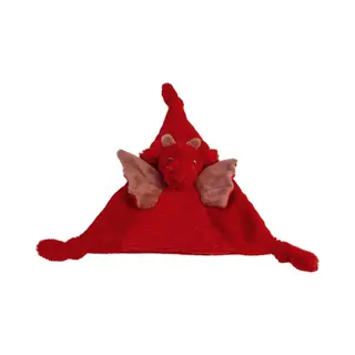 Happy Horse Draak Tine Knuffeldoekje - Rood - Baby Cadeau
