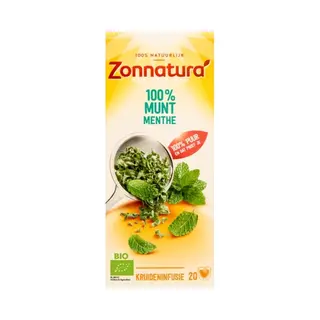 Zonnatura Thee Munt Bio 20 Stuks