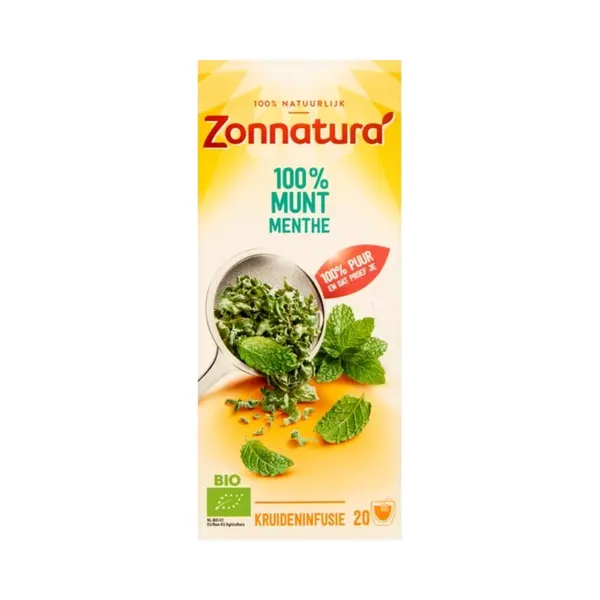 Zonnatura Thee Munt Bio 20 Stuks thumbnail