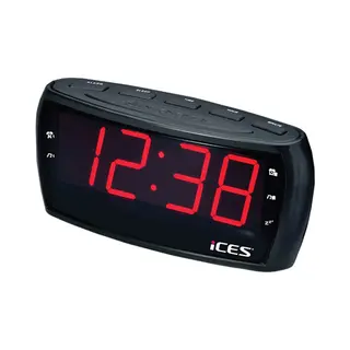 Ices Icr-230-1 Uhr Radio Schwarz