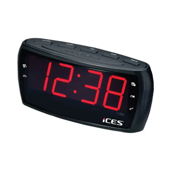 Ices Icr-230-1 Uhr Radio Schwarz thumbnail