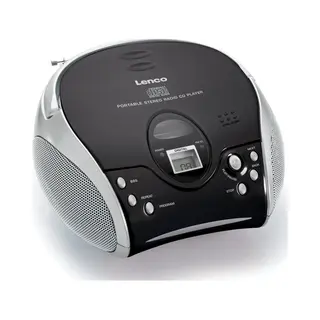 Lenco Scd-24 Digital Fm Schwarz, Silber Playback MP3