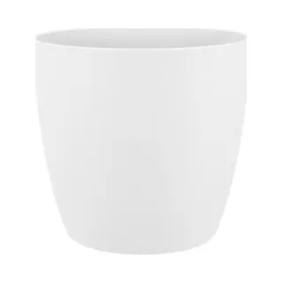 elho brussels round mini 12,5cm Drinnen Topfpflanzer Freistehend Polypropylen (Pp) Weiß