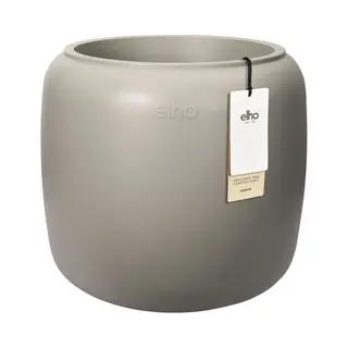 Elho Amber Beads Small 40 - Blumentopf Für Innen Und Außen - 100% Recyceltem Plastik - Ø 39.2 X H 34.9 Cm - Beige/Balanced Beige