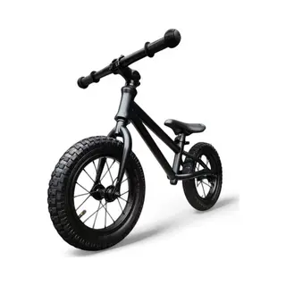 Jobber Toys Jobber Fatbike Loopfiets 12 Inch - Mat Zwart Voor Kinderen Vanaf 2 Jaar