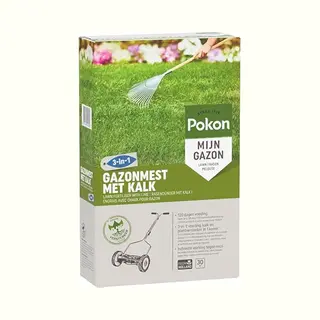 Pokon Rasendünger Mit Kalk 2kg Für 30m²