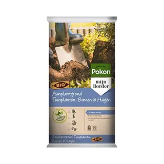 Pokon Bio Aanplantgrond Voor Tuinplanten, Bomen & Hagen - 30l - 100 Dagen Voeding - Turfvrij