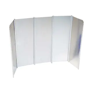Bo-Camp Schutzwand-Set, 26 X 49 Cm, Grau
