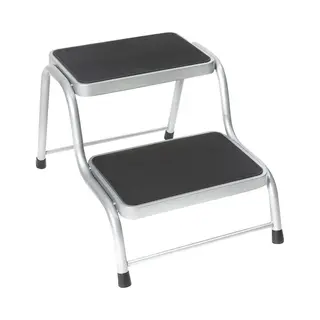 Bo-Camp - Opstapje - Dubbel - Antislip - Grijs