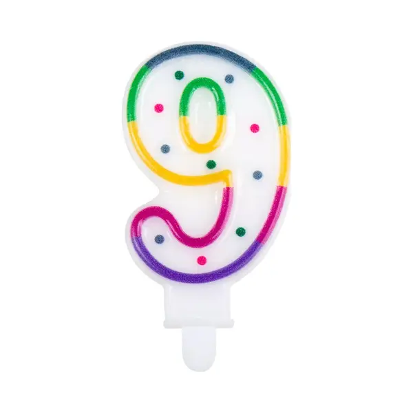 Boland - Kaarsje'9'stippels 9 Regenboog, Multikleur - Regenboog - Regenboog thumbnail
