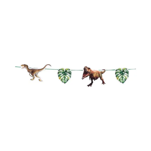 Boland - Kartonnen Slinger T-rex - Dino's - Dino - Kinderfeestje thumbnail