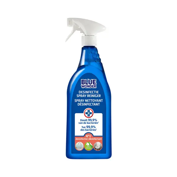 Blue Wonder - Desinfectie Spray - Tegen Bacteriën & Virussen - 750ml - 1 Stuk thumbnail